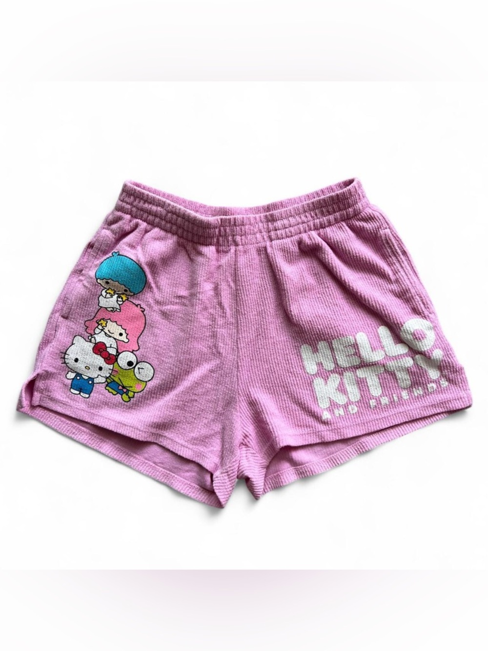 Hello Kitty Pink Graphic Shorts